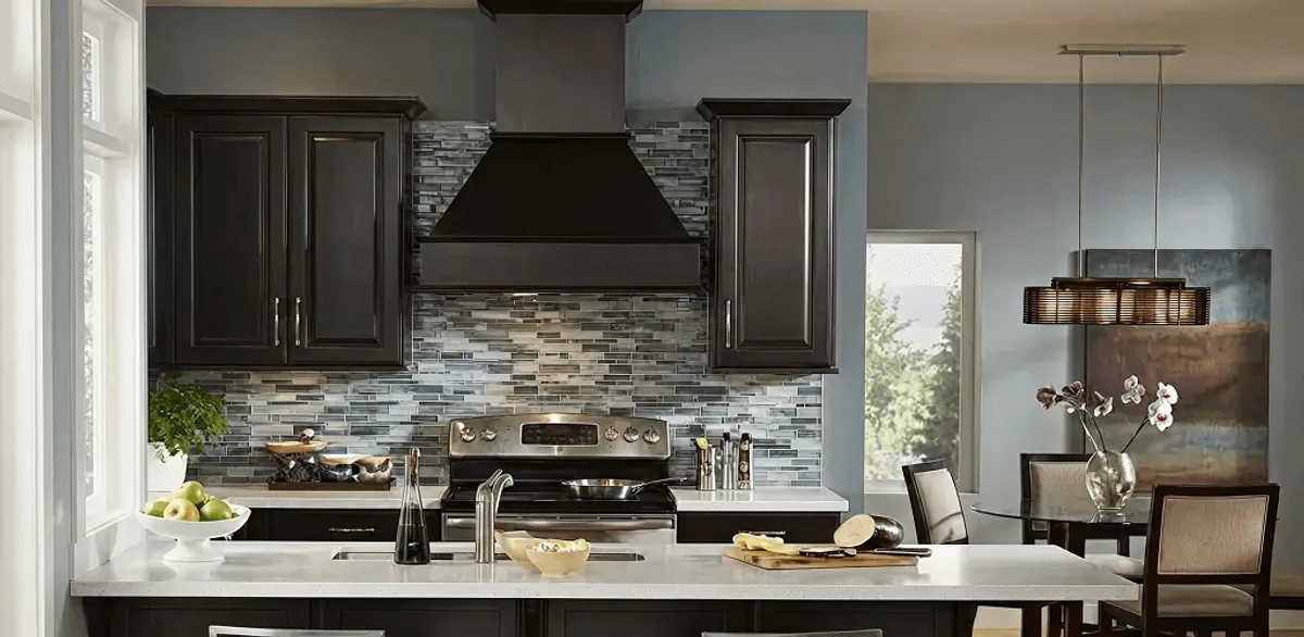 Kitchen cabinet painting and refinishing in a modern kitchen in Tucson, AZ