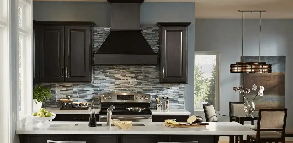 Kitchen cabinet painting and refinishing in a modern kitchen in Tucson, AZ